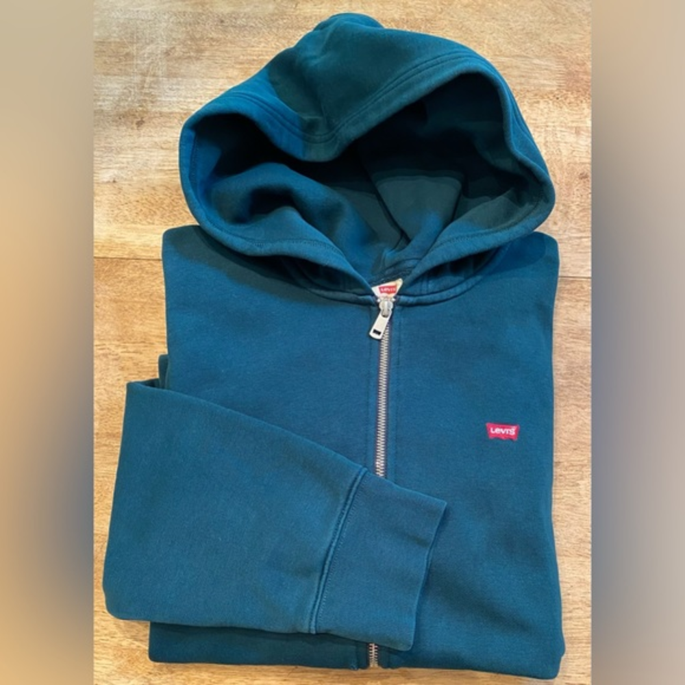 Levi’s Men’s XL‎ Dark Green Full Zip Hoodie